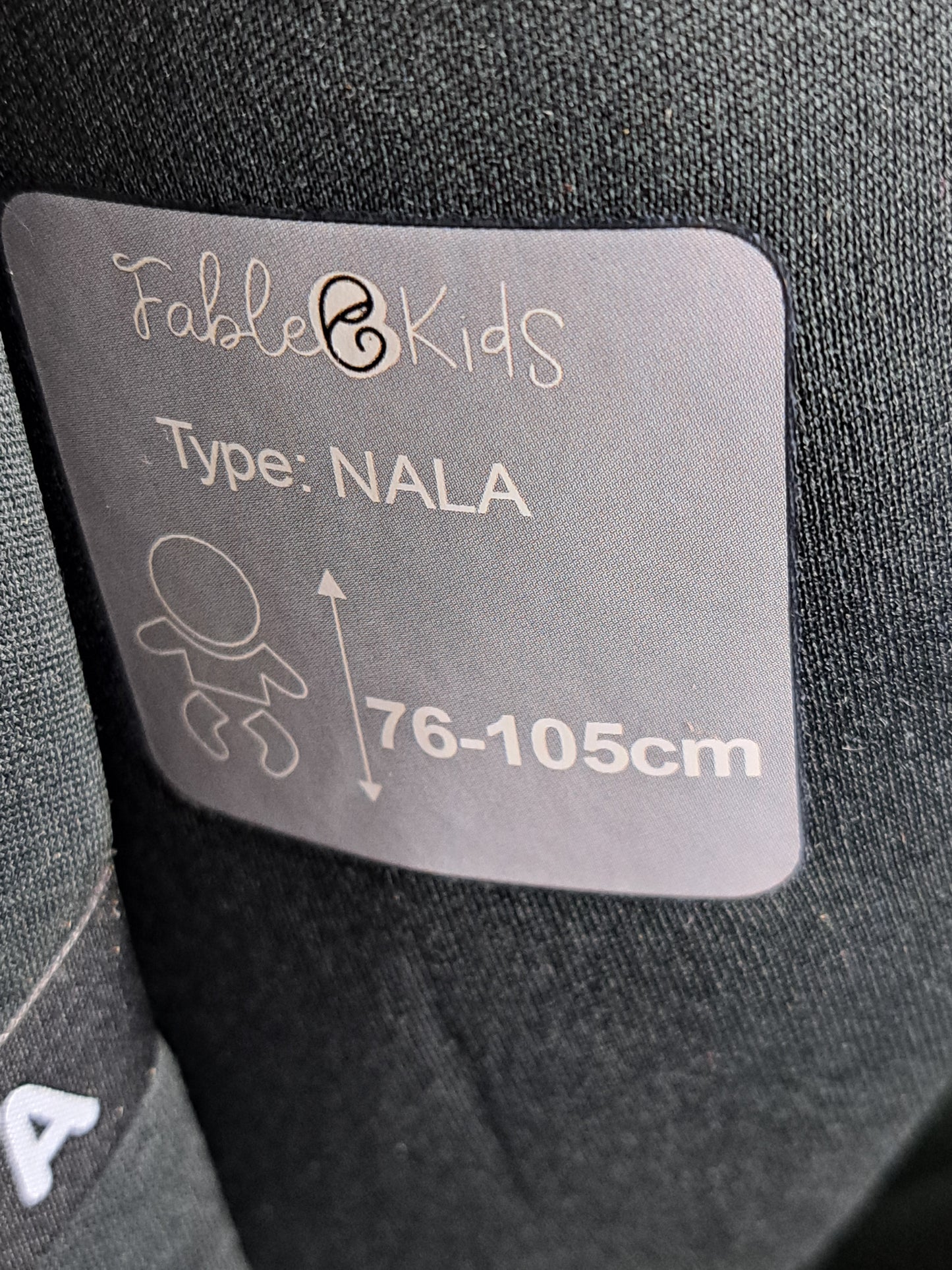 FableKids Kinderautositz Nala Schwarz #8