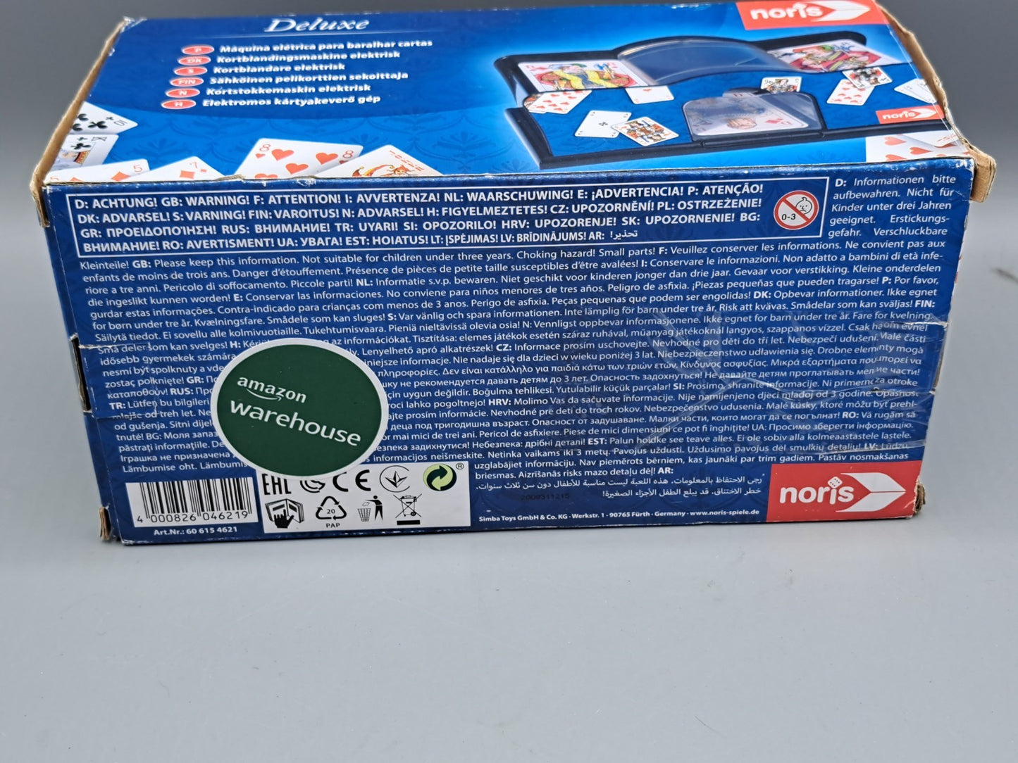 Noris Zubehör Kartenspiel Karten-Mischmaschine elektrisch 606154621