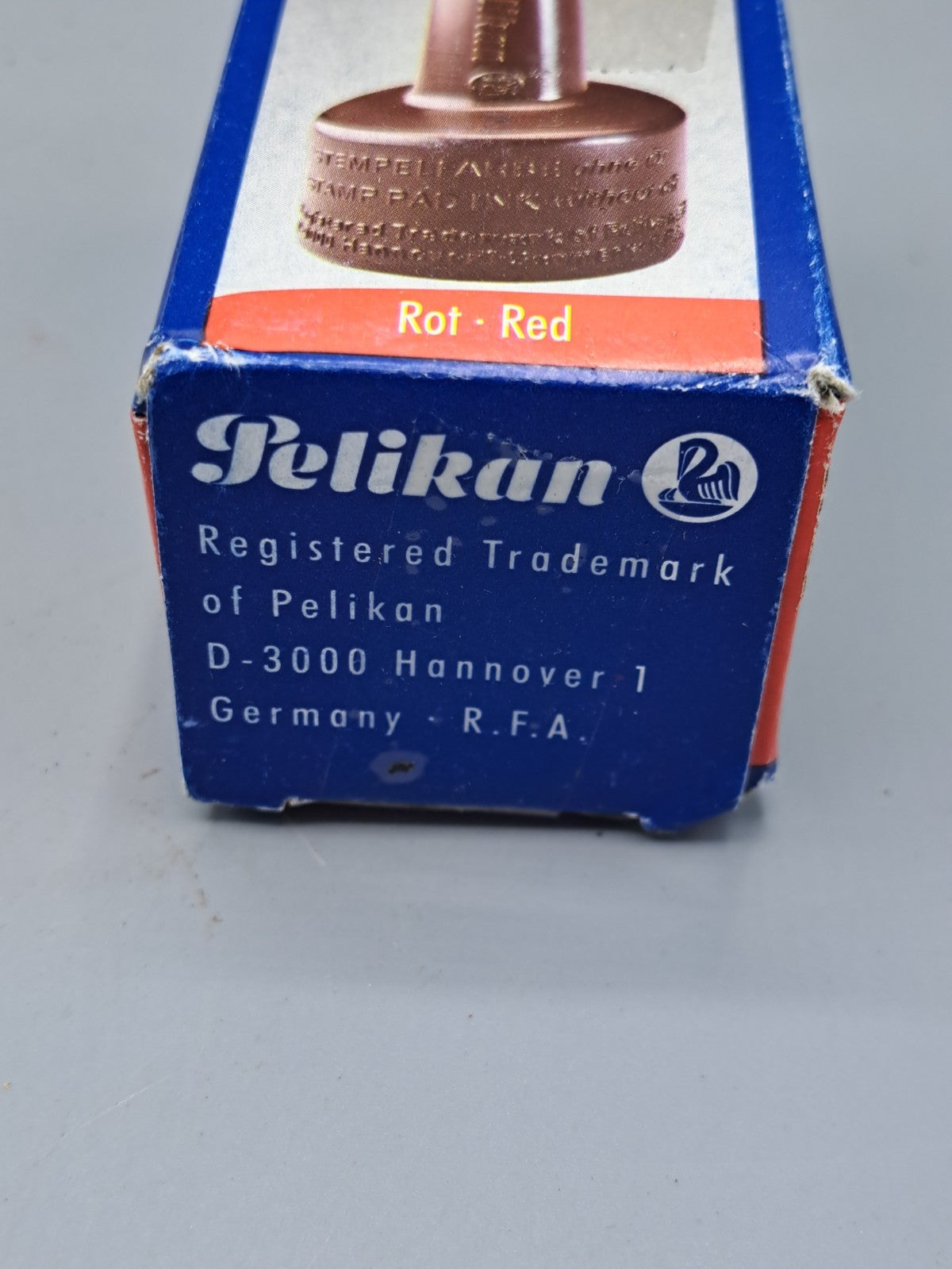 Pelikan 351221 Stempelfarbe 4K, ohne Öl, 28 ml, rot
