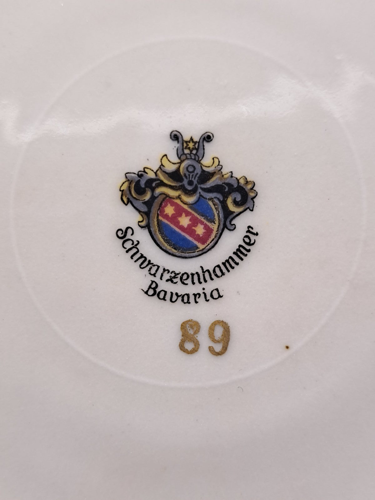 Schwarzenhammer Bavaria 89 Kaffeeteller Unterteller Geschirr Porzellan