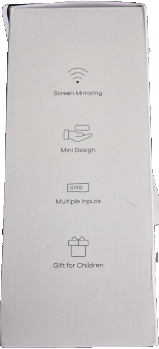 YOTON Mini Beamer, Y3 Beamer Handy Tragbarer, Full HD Video Beamer für Heimkino,