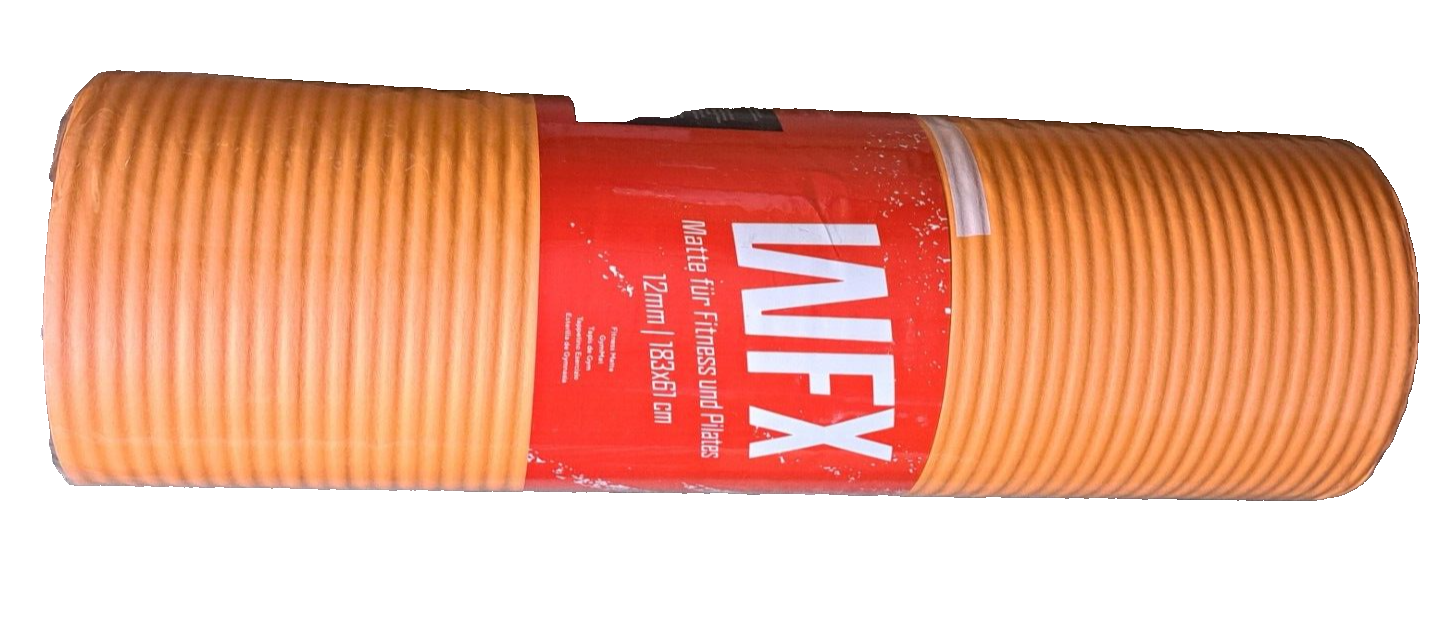 WFX Matte für Fitness und Pilates 8mm, 183x61cm, Orange