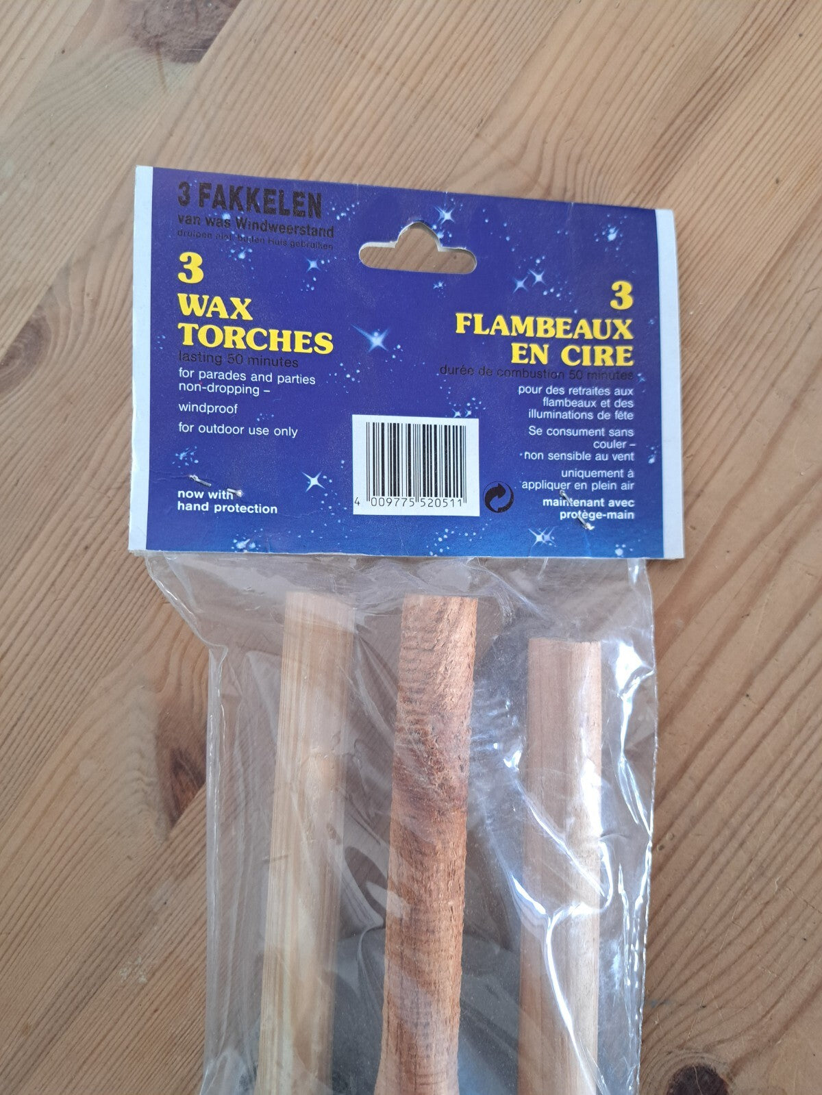 Riethmüller Wachs-Fackeln, 5 Stück, Nicht Tropfend