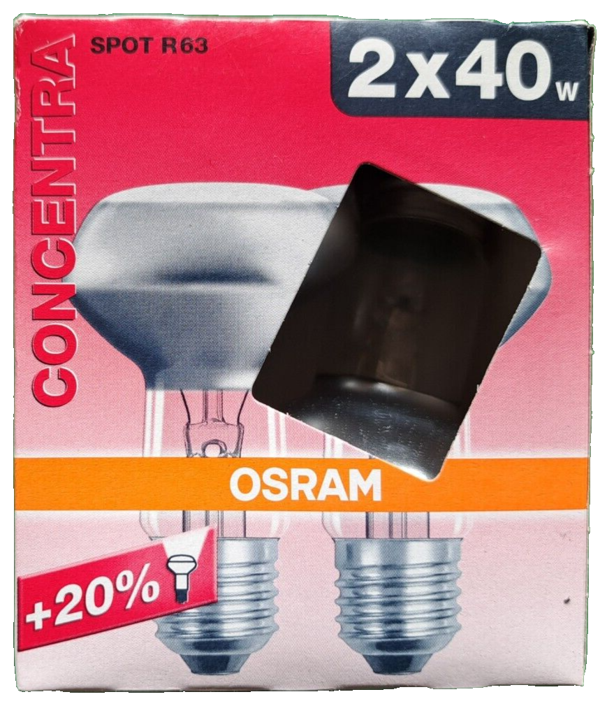 Osram, Cooncentra, Spot R63, 2x40W