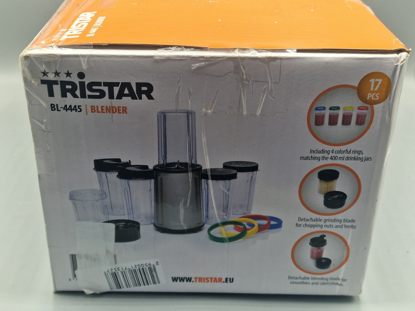 Tristar BL-4445 Standmixer Kompletset Küchenmixer Smoothie Mixer Set