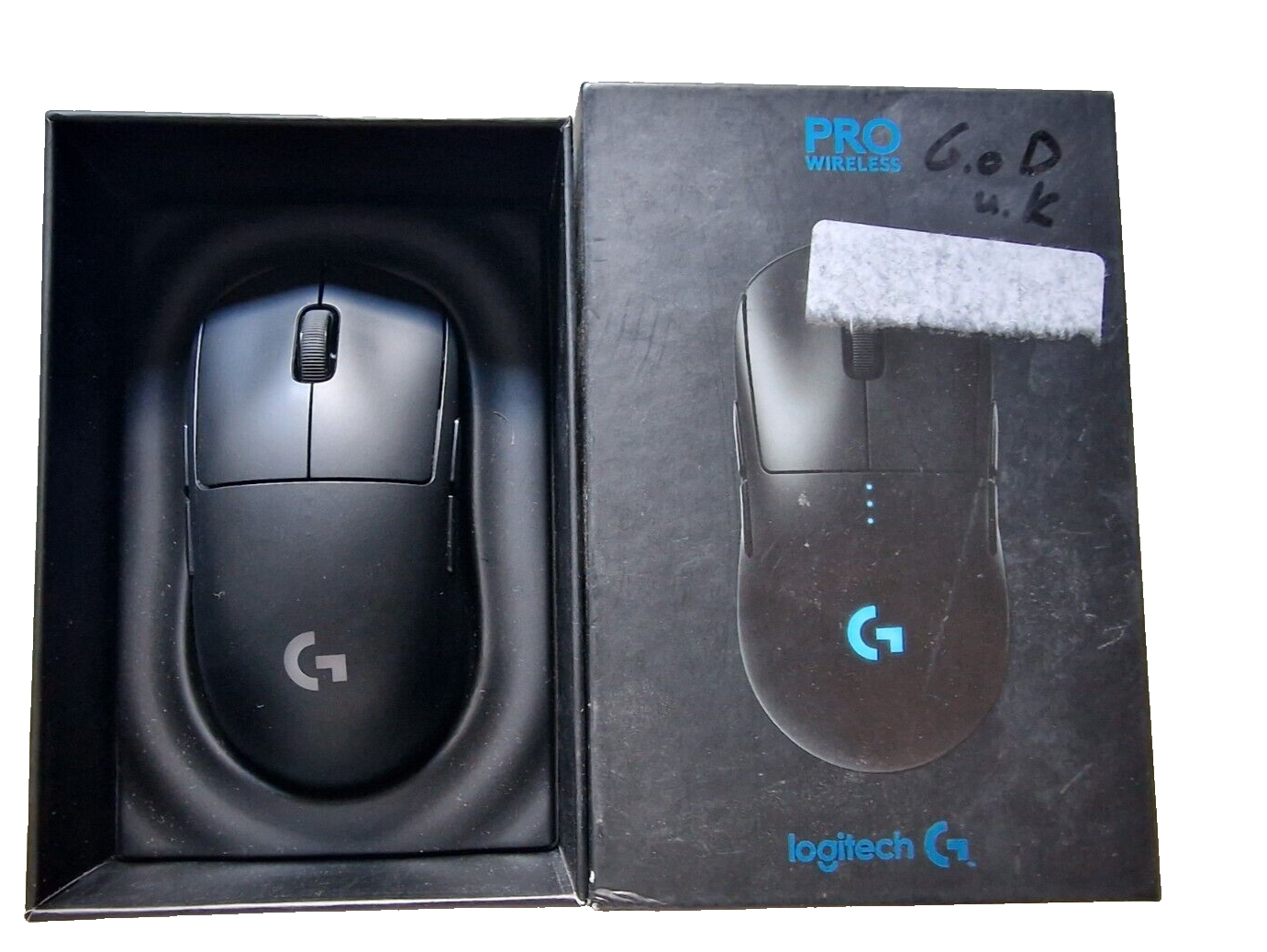 logitech g pro wireless gaming-maus, ohne Dongle u. Kabel