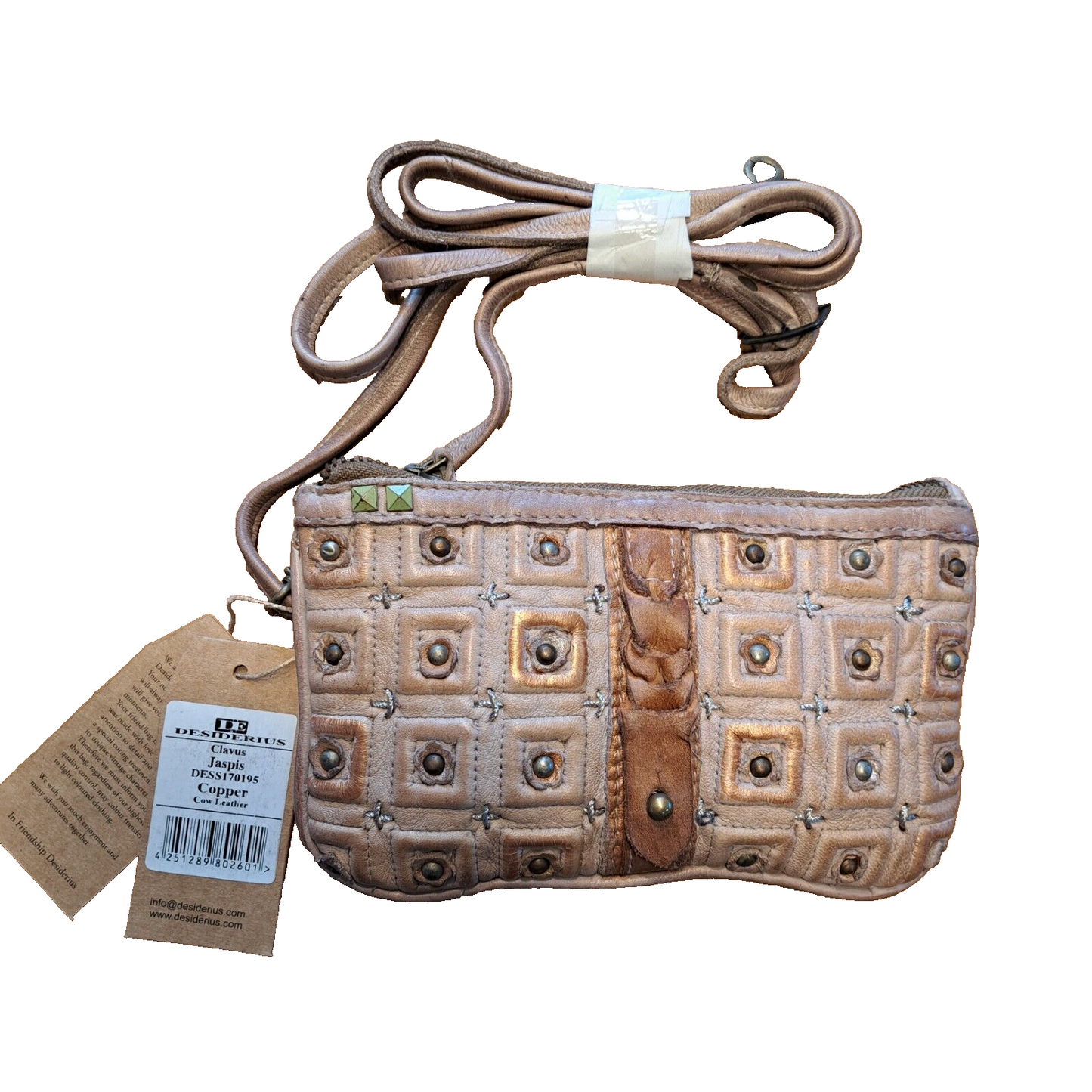 Desiderius Clavus Jaspis Copper Handtaschen, NP: 269,95, Handgemacht, Echtleder