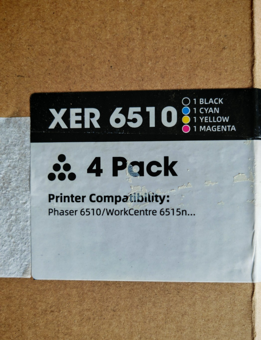 INK4U Toner 4er Set für Xerox Phaser 6510 WorkCentre 6515 Schwarz CMYK C6