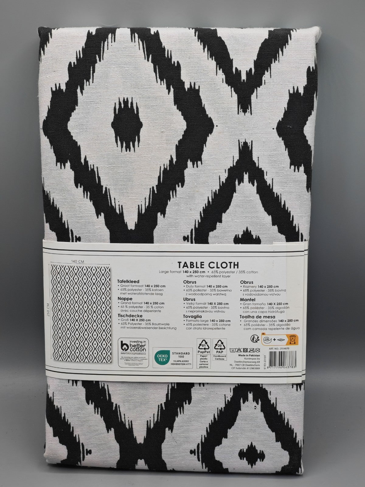 Tischdecke 140x250cm, Water Repellent, Stylisch