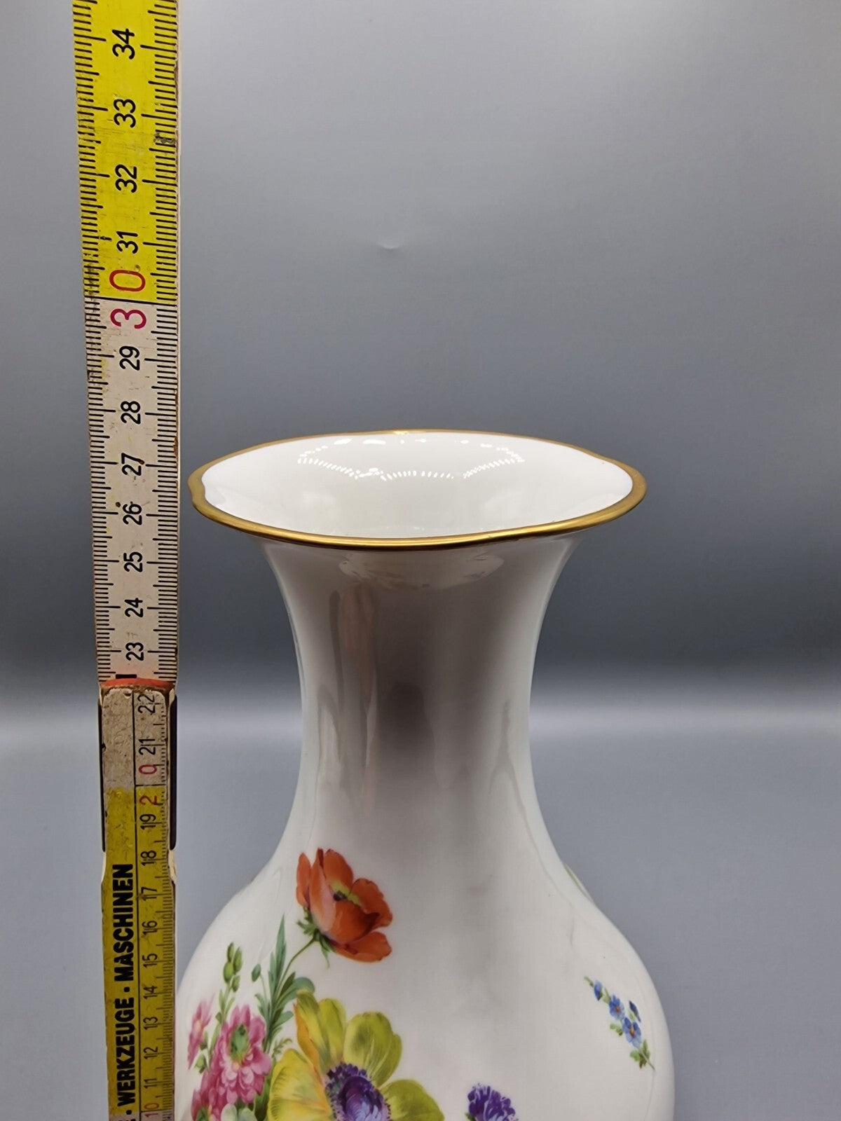 Lindner Porzellan Vase 99/26 419 27cm Hoch Deko Sammlerobjekt