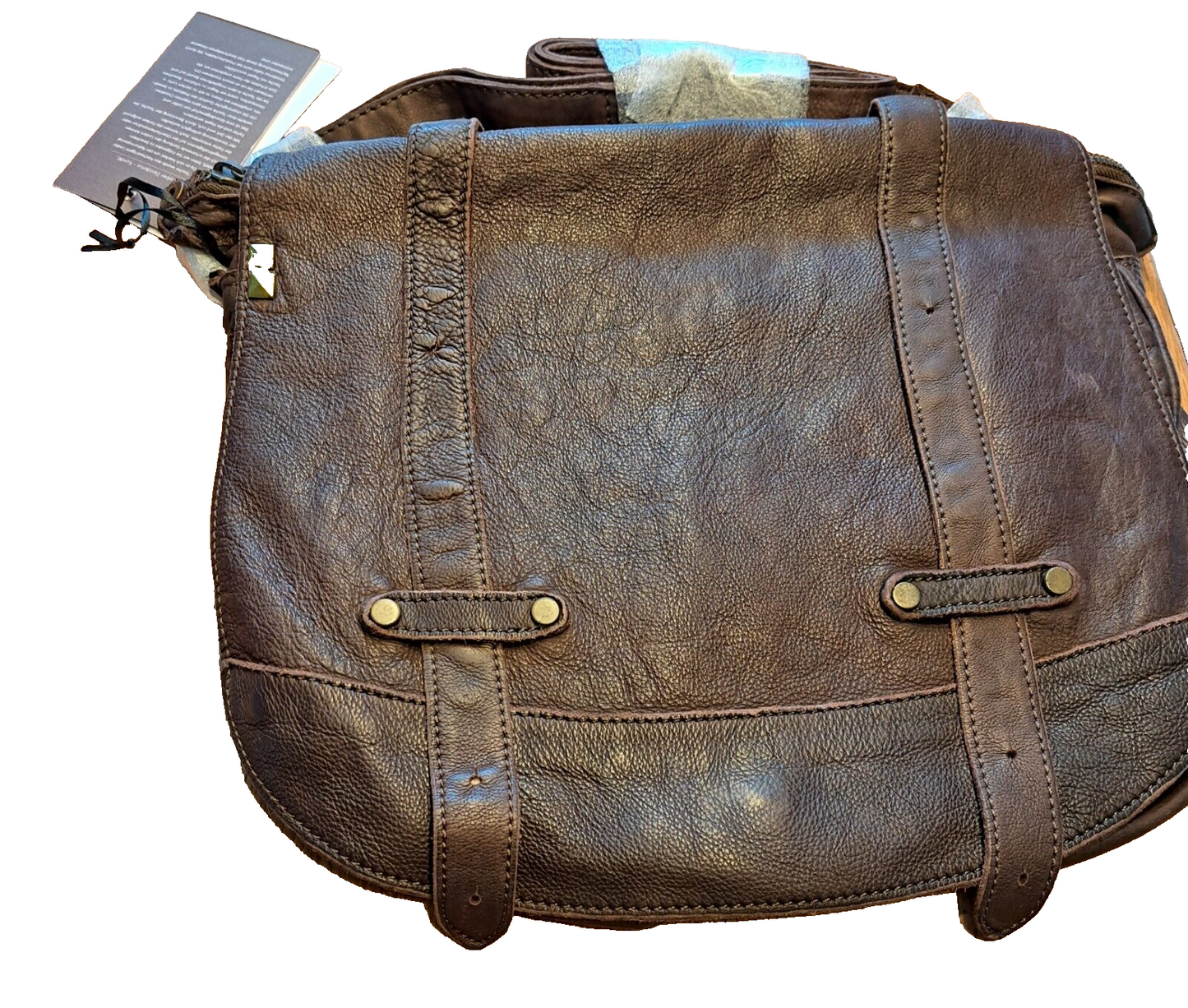 Desiderius Basic Kajetan Braun Männerhandtasche, Schwarz, Echtleder, UVP: 149,95