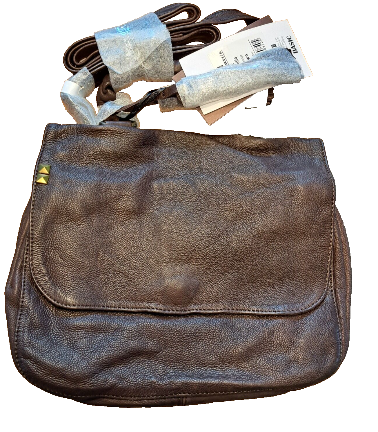 Desiderius Aemilia Brown Handtasche, NP: 70€, Echtleder, Hochwertig, Modern