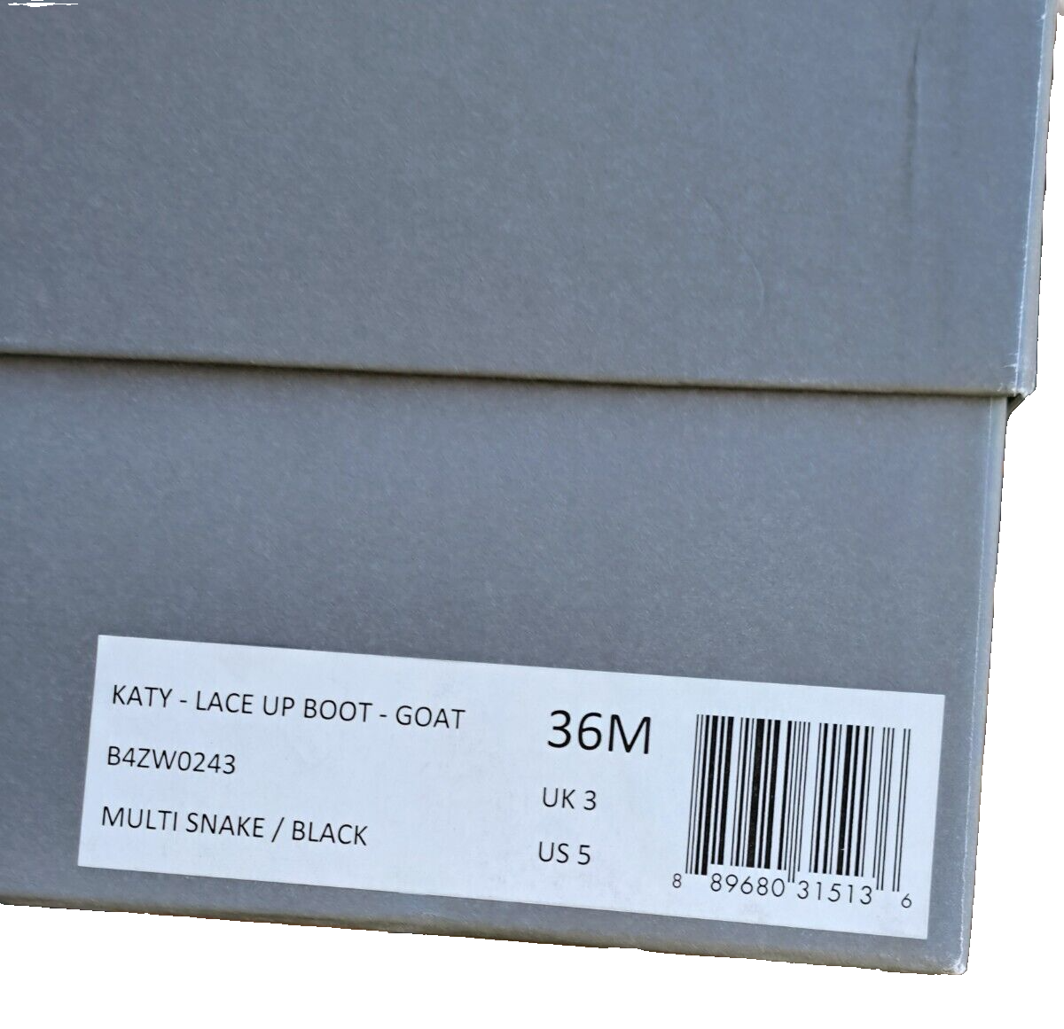 AllSaints Katy Lace Up Boots Damen Leder Gr. 36 Stiefeletten