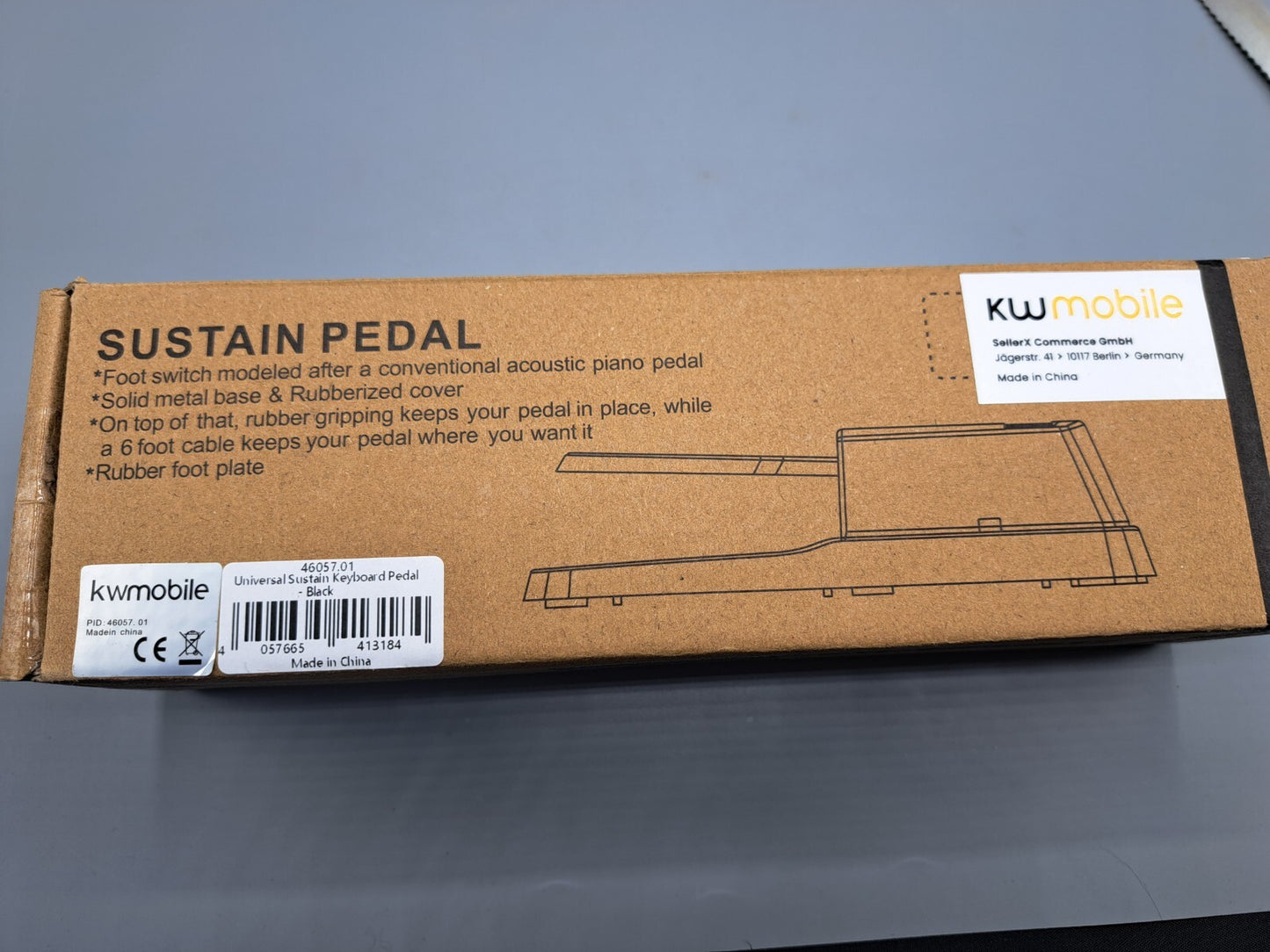 KWMobile Universal Sustain Keyboard Pedal