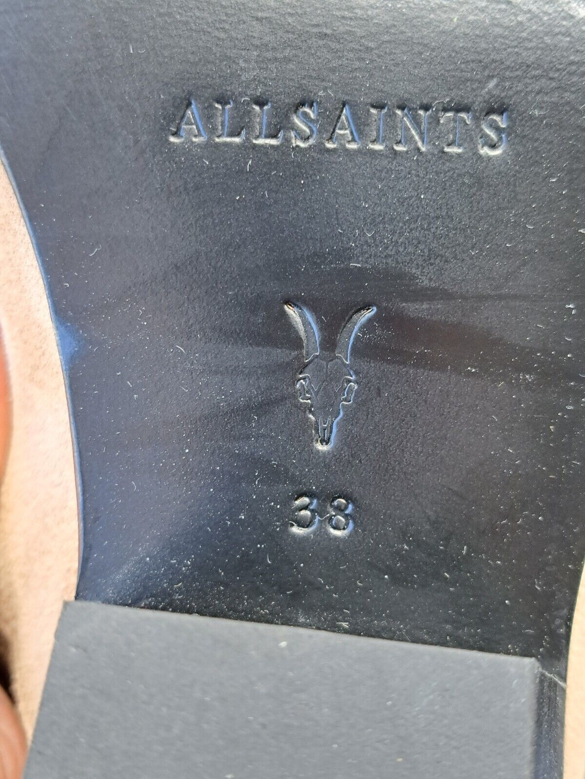 Allsaints Lenora - Angle Boot, Cow, Damenschuhe, Cognac Sand, Größe 38