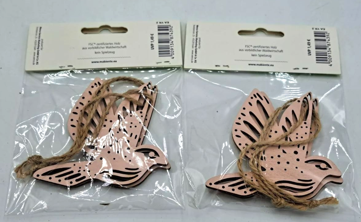 Wenco 427x 2er Set Dekovogel, Deko, Frühling, Sommer, Ostern