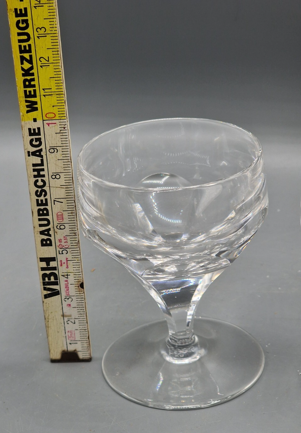 2x Antiquitäten Gläser Weingläser Vintage Sammlerstücke