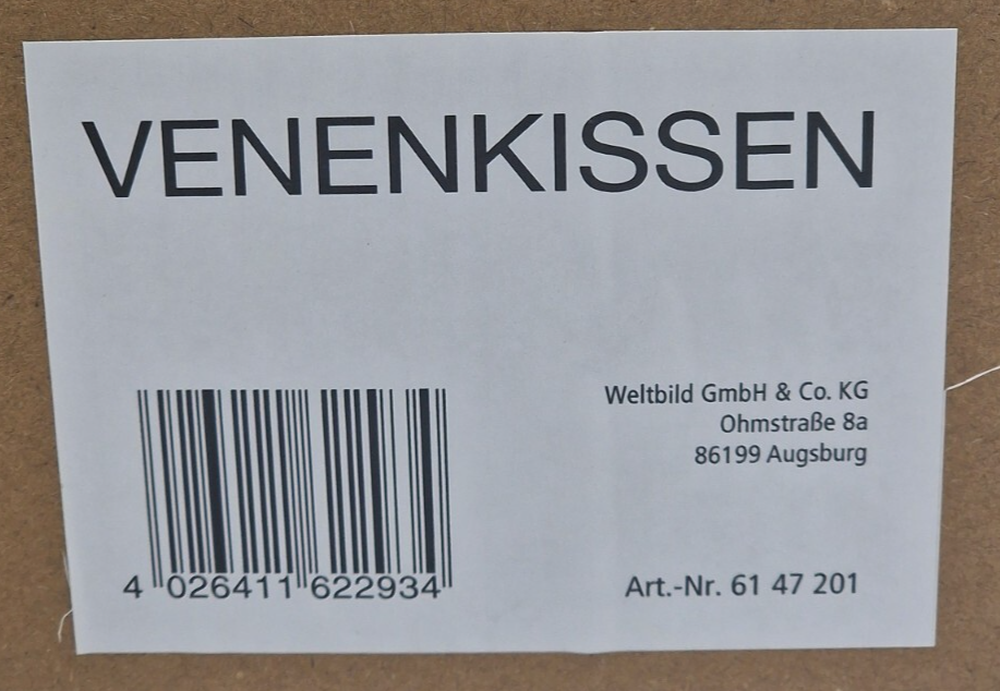 Weltbild Venenkissen Beinhochlagerungskissen Keilkissen Beine Hochlagern HA30