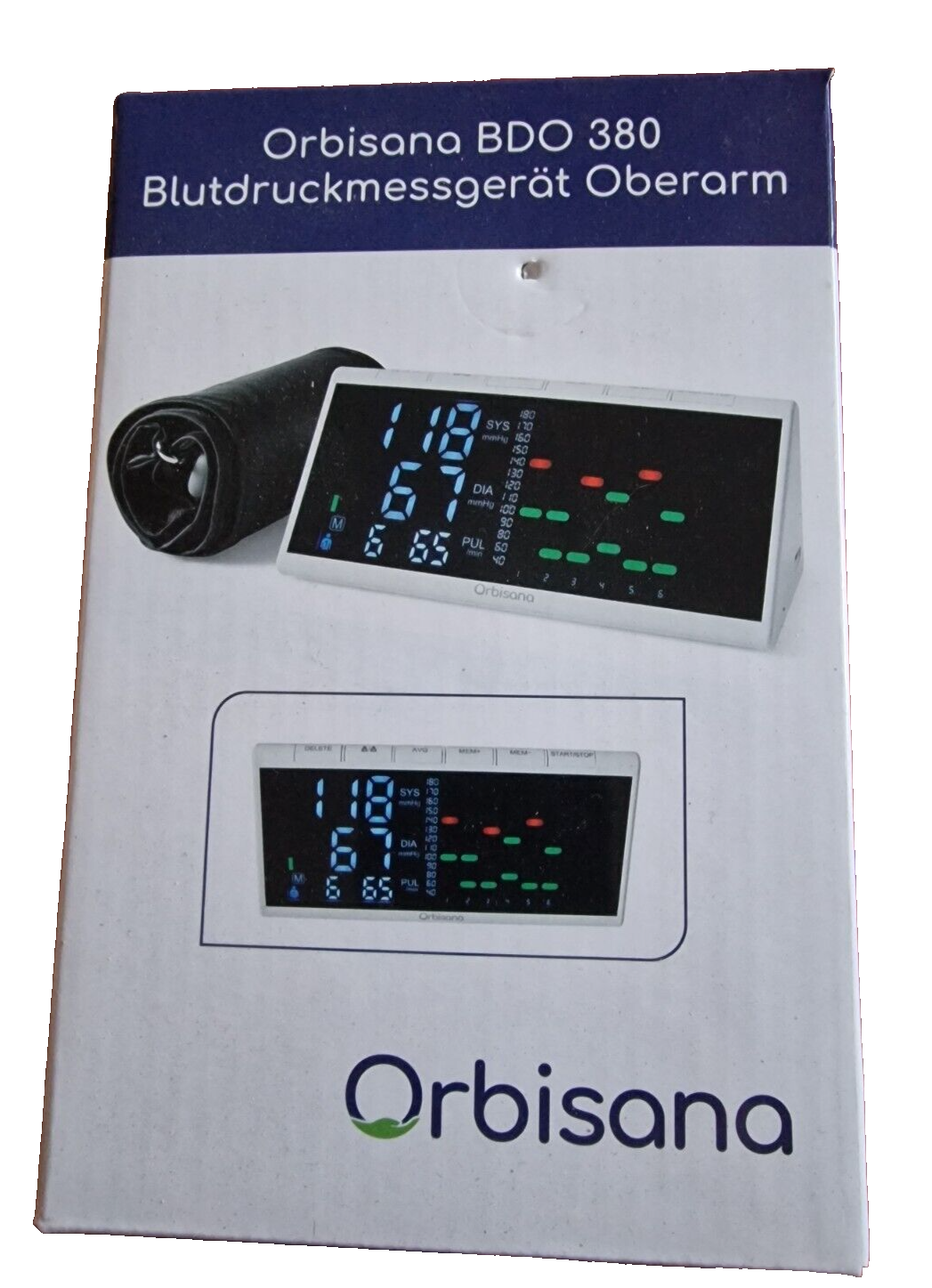 Orbisana BDO 380 Oberarm Blutdruckmessgerät