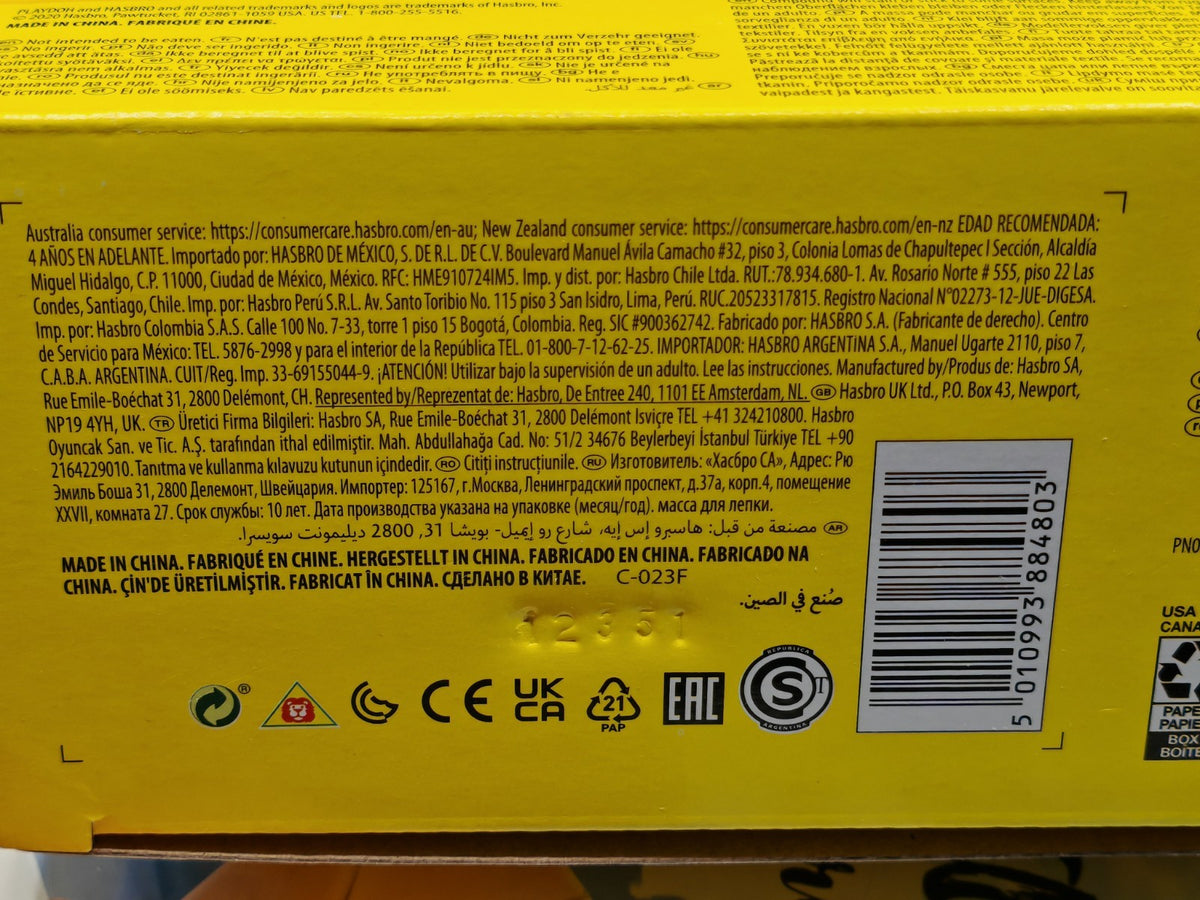 Hasbro Play-Doh Dino Crew Lava Bones Island Vulkan Slime Dino Insel F1500 D5