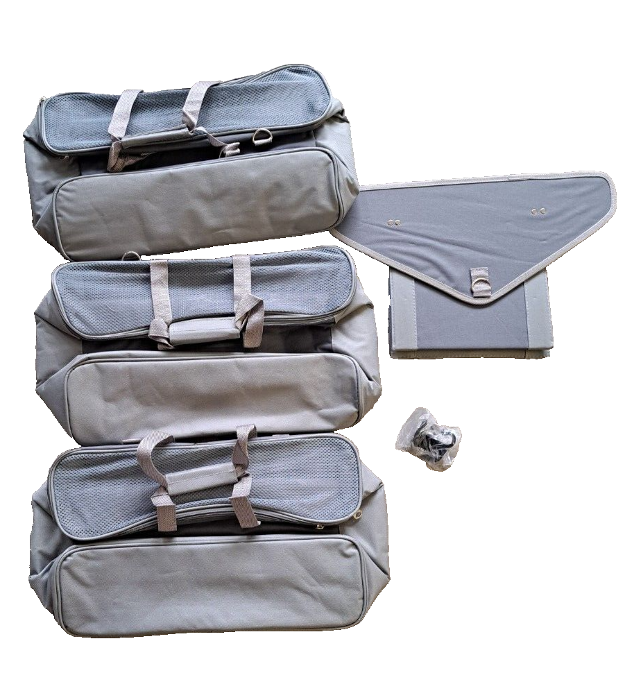 Universelles Aufbewahrungssystem Tür- oder Wandmontage abnehmbare Taschen 4tlg.