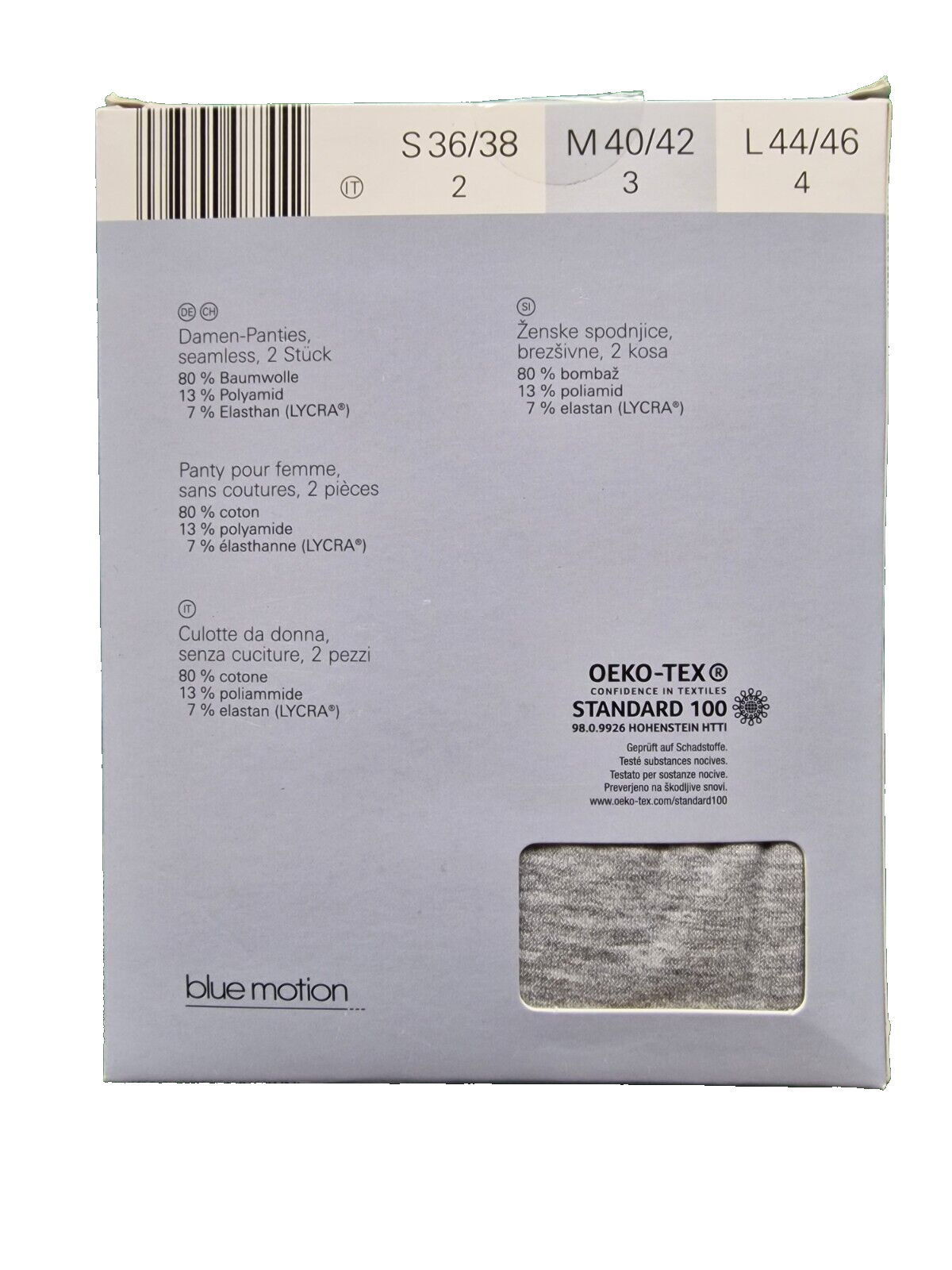 Blue Motion Damen-Panties, Seamless, 2 Stück, M (40/42)