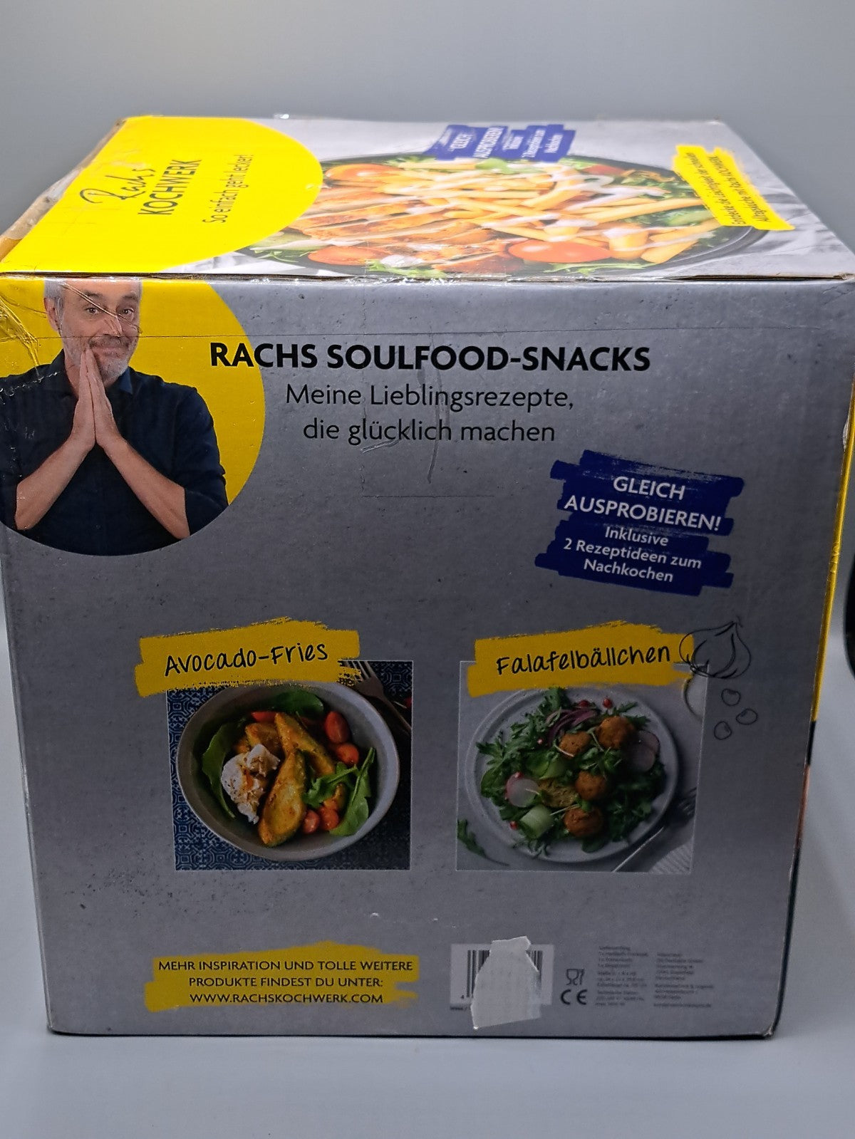 Rachs KOCHWERK Digitale Heißluftfritteuse 4L - Airfryer mit Touchscreen Schwarz