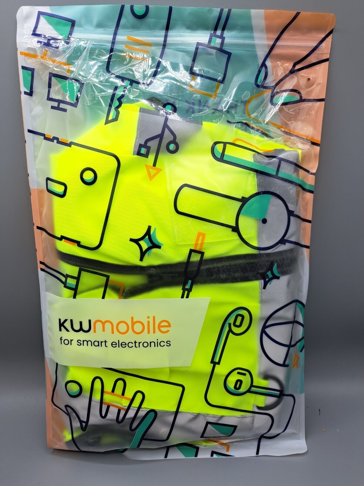 KWmobile, LED Weste mit Taschen Größe L