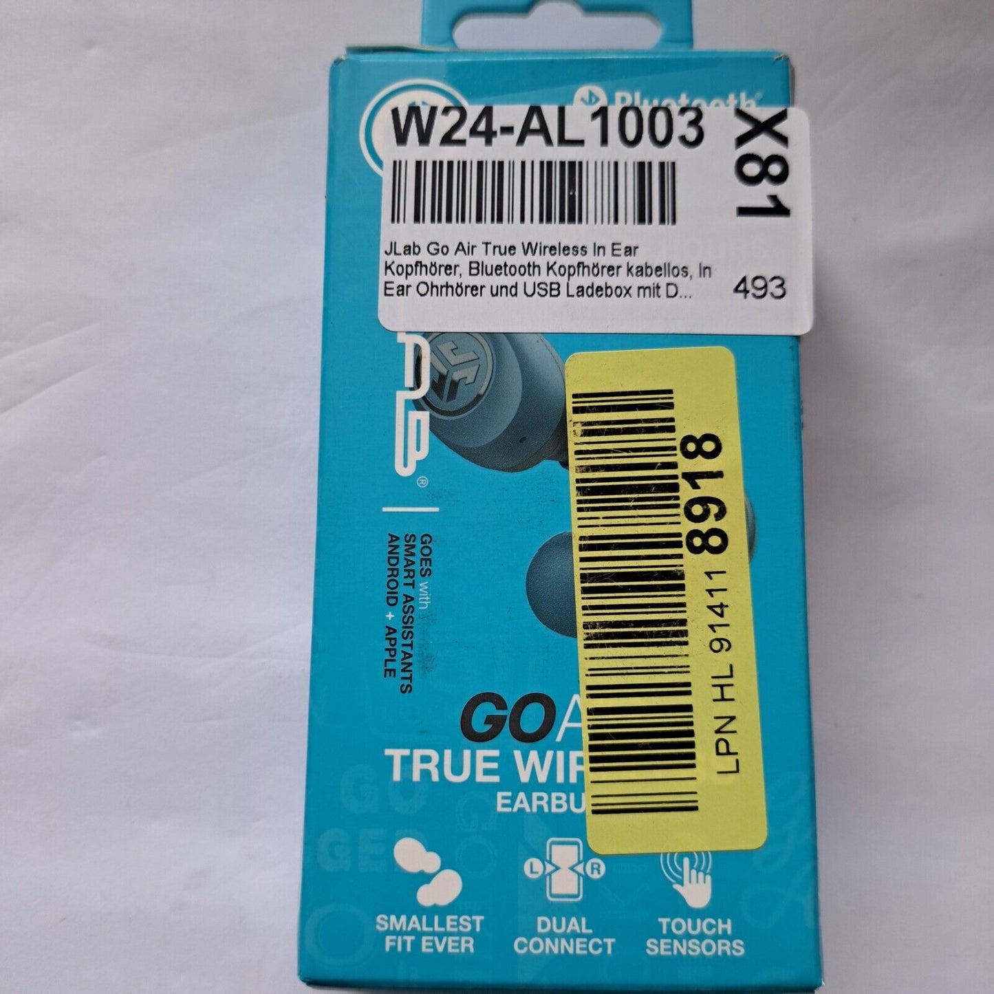 JLab Go Air, In Ear, USB Ladebox,