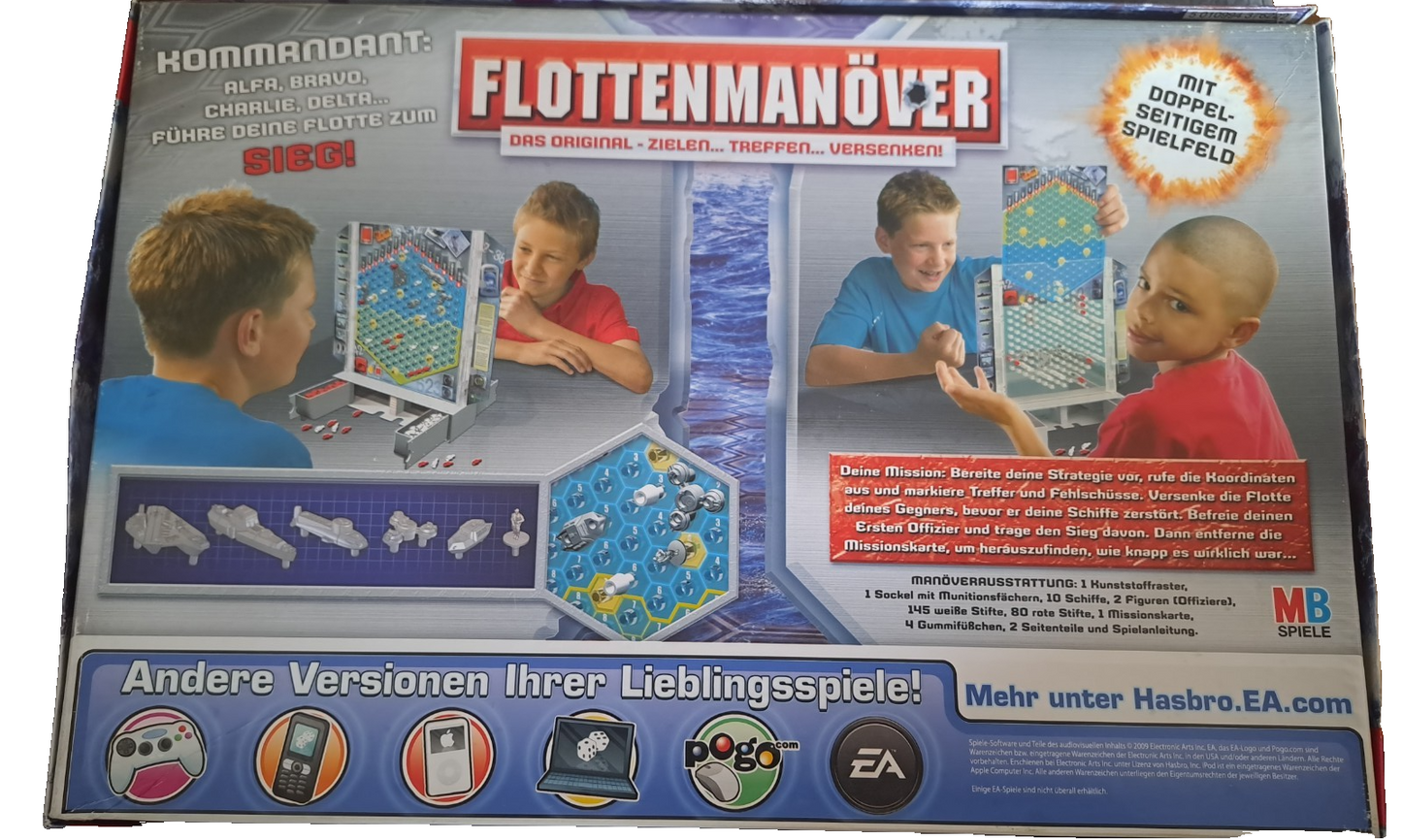 Flottenmanöver - Das Original Strategiespiel von MB - Variante 2009 - KOMPLETT