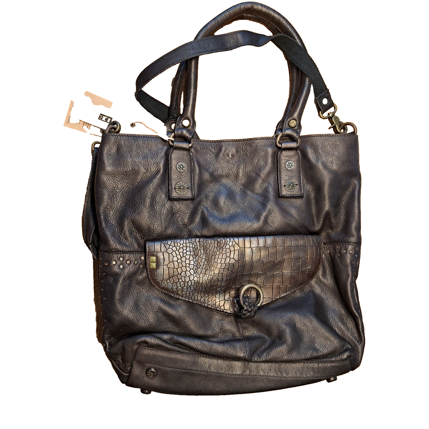 Desiderius Mons Adriana Schwarz Handtasche, Frauentasche, Leder, UVP: 279€