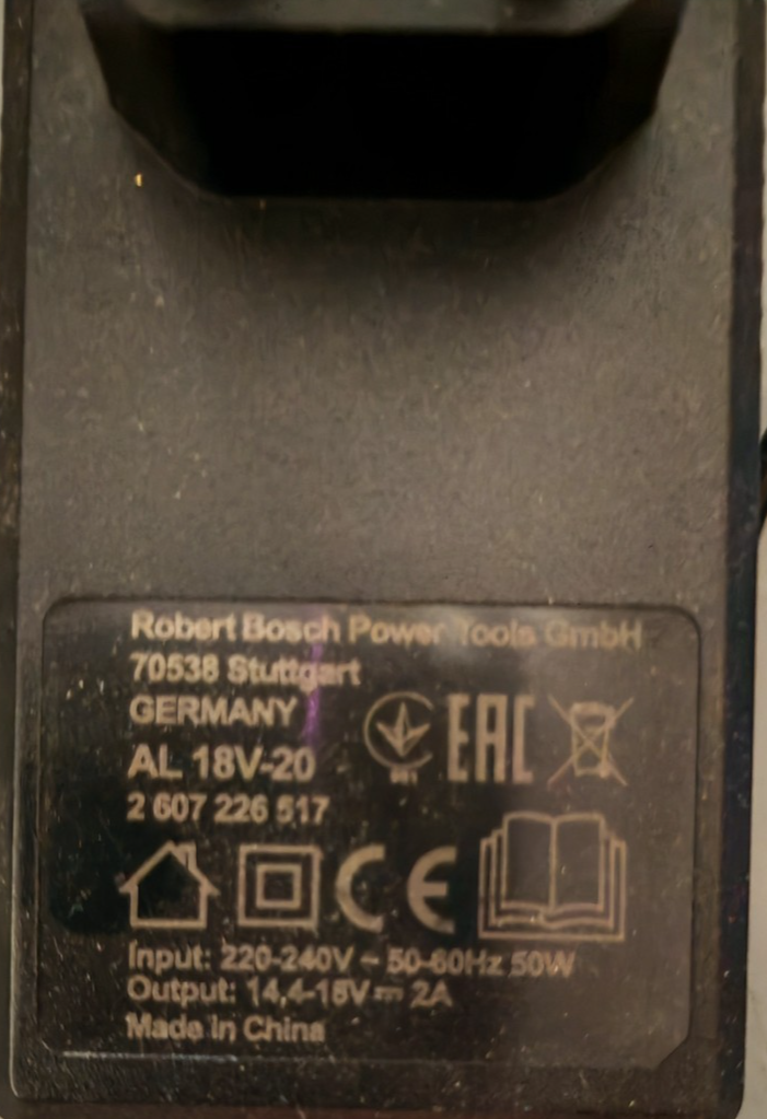 Bosch AL 18V-20 Ladegerät 18V Power for All Akku Ladegerät Original A2