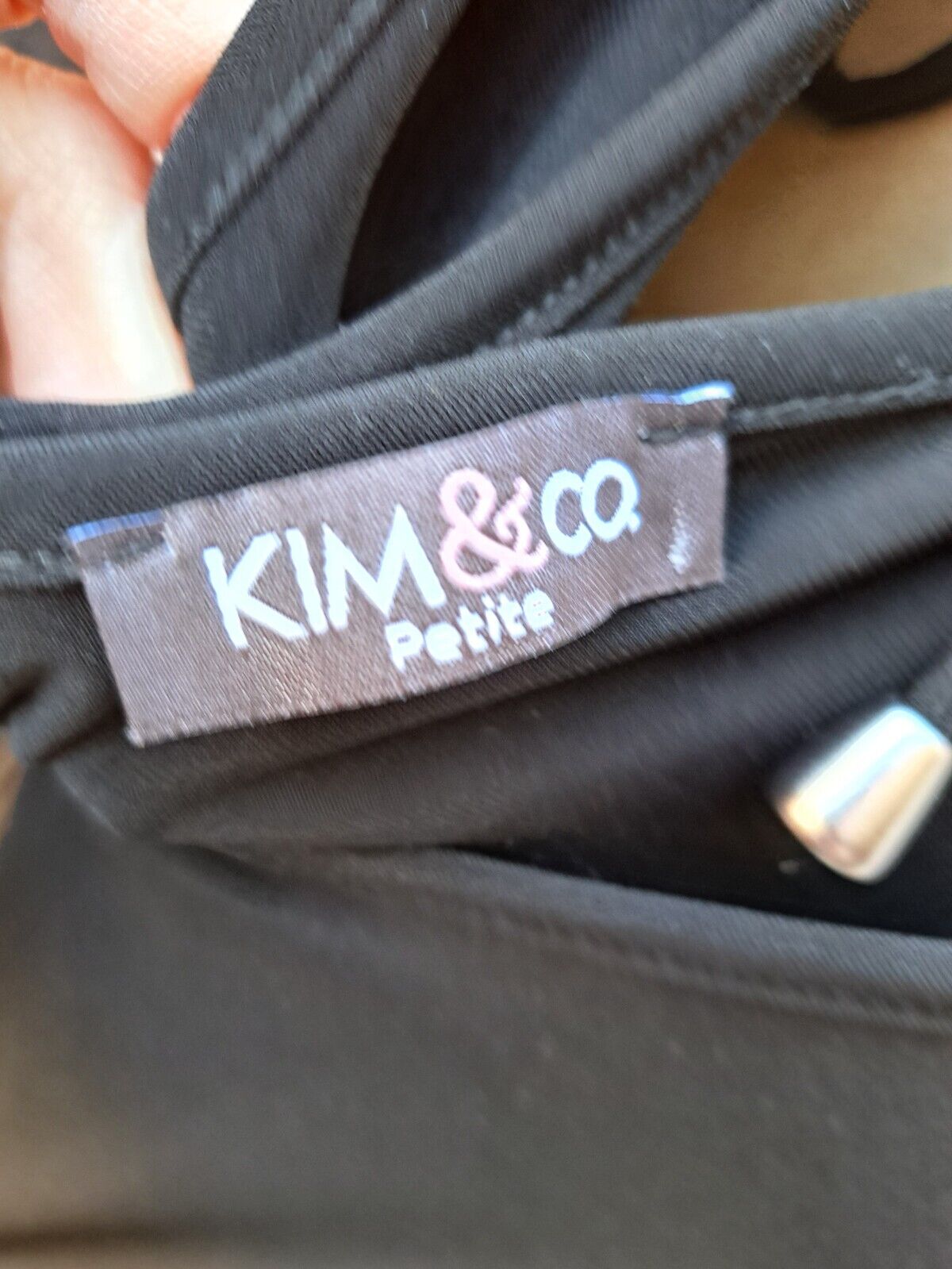 KIM & CO. Jumpsuit Brazil Knit Jersey 2 Eingrifftaschen, Schwarz Größe XL