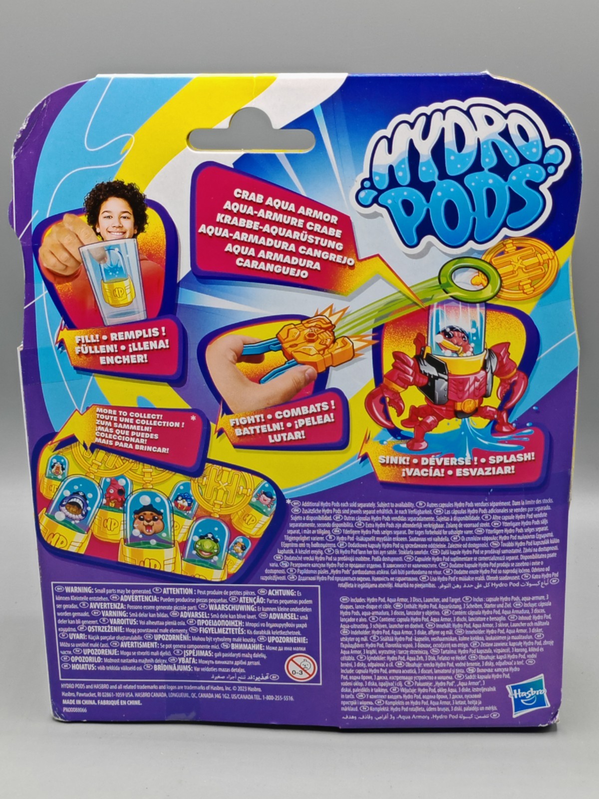 Hasbro Hydro Pods Krabbe-Aqua Rüstung