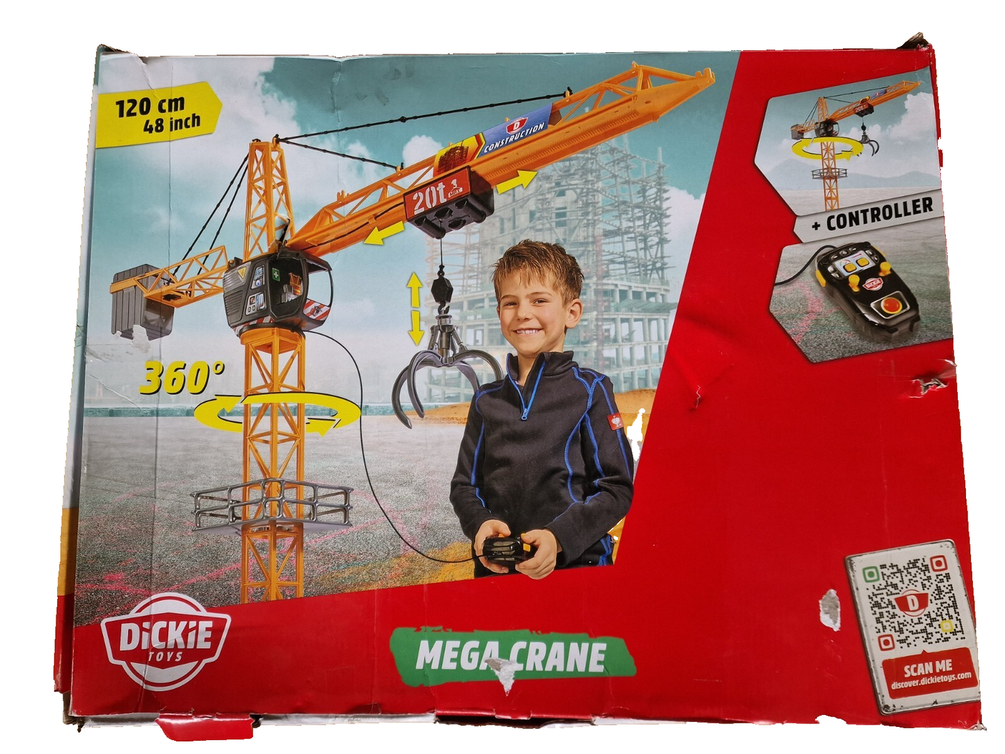 Dickie Toys, Mega Crane, 120 cm