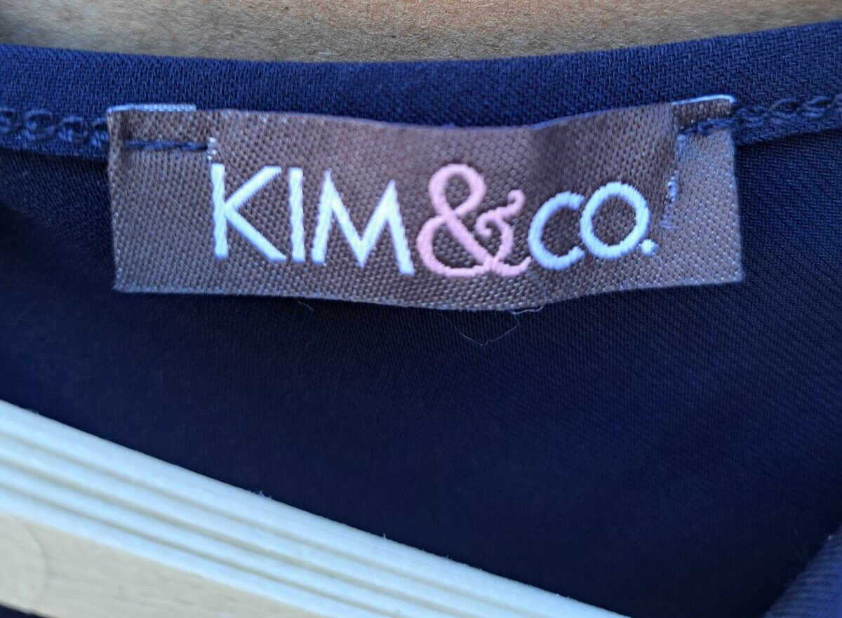 KIM & CO. Jumpsuit Brazil Knit Jersey 2 Eingrifftaschen, Marine, Größe M