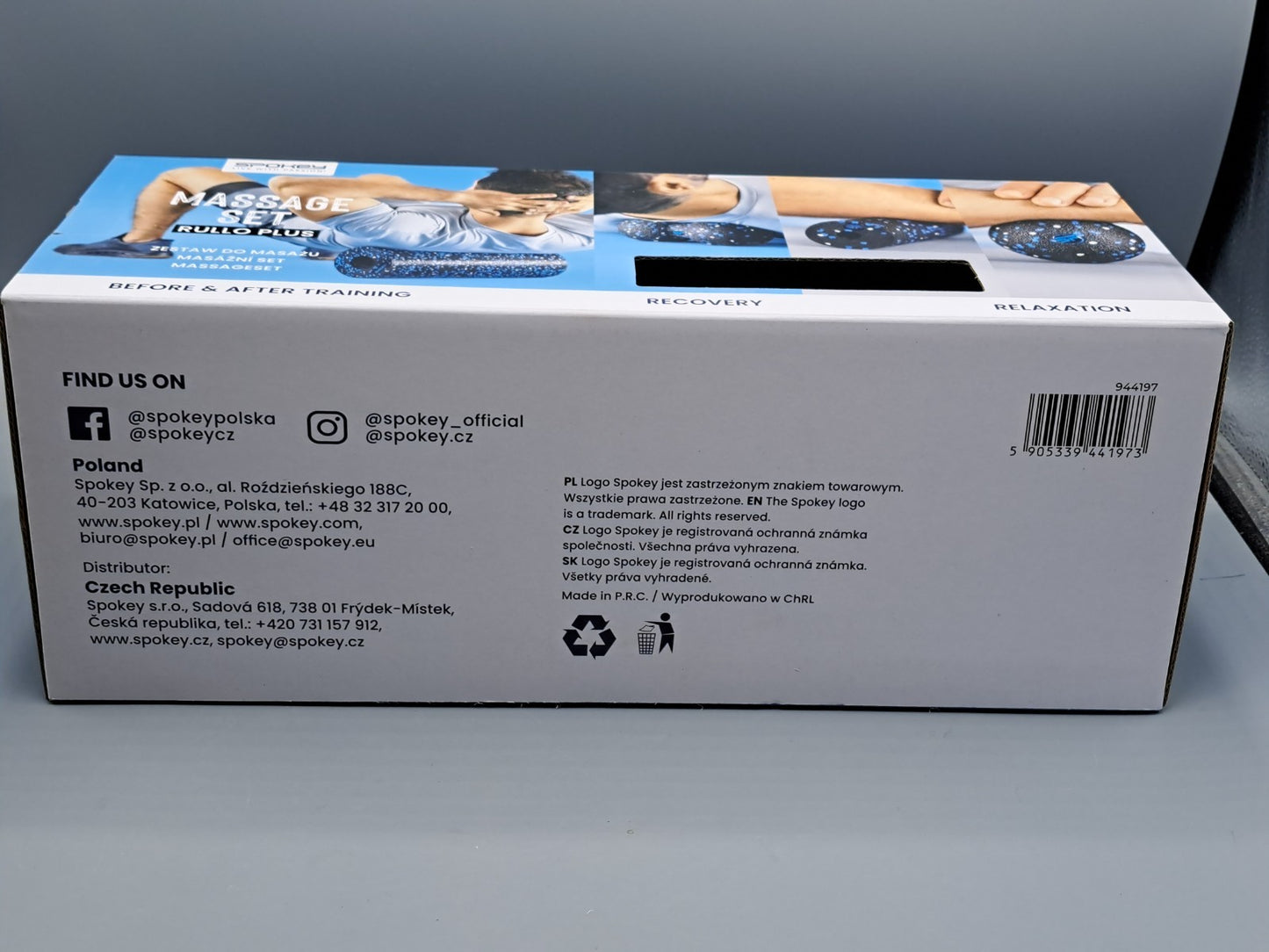 Spokey Massage Set, 4 teillig, Sport, Faszien