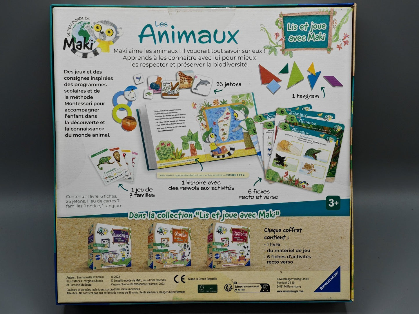 Lis et joue avec Maki – Les Animaux Kinderbuch Französisch