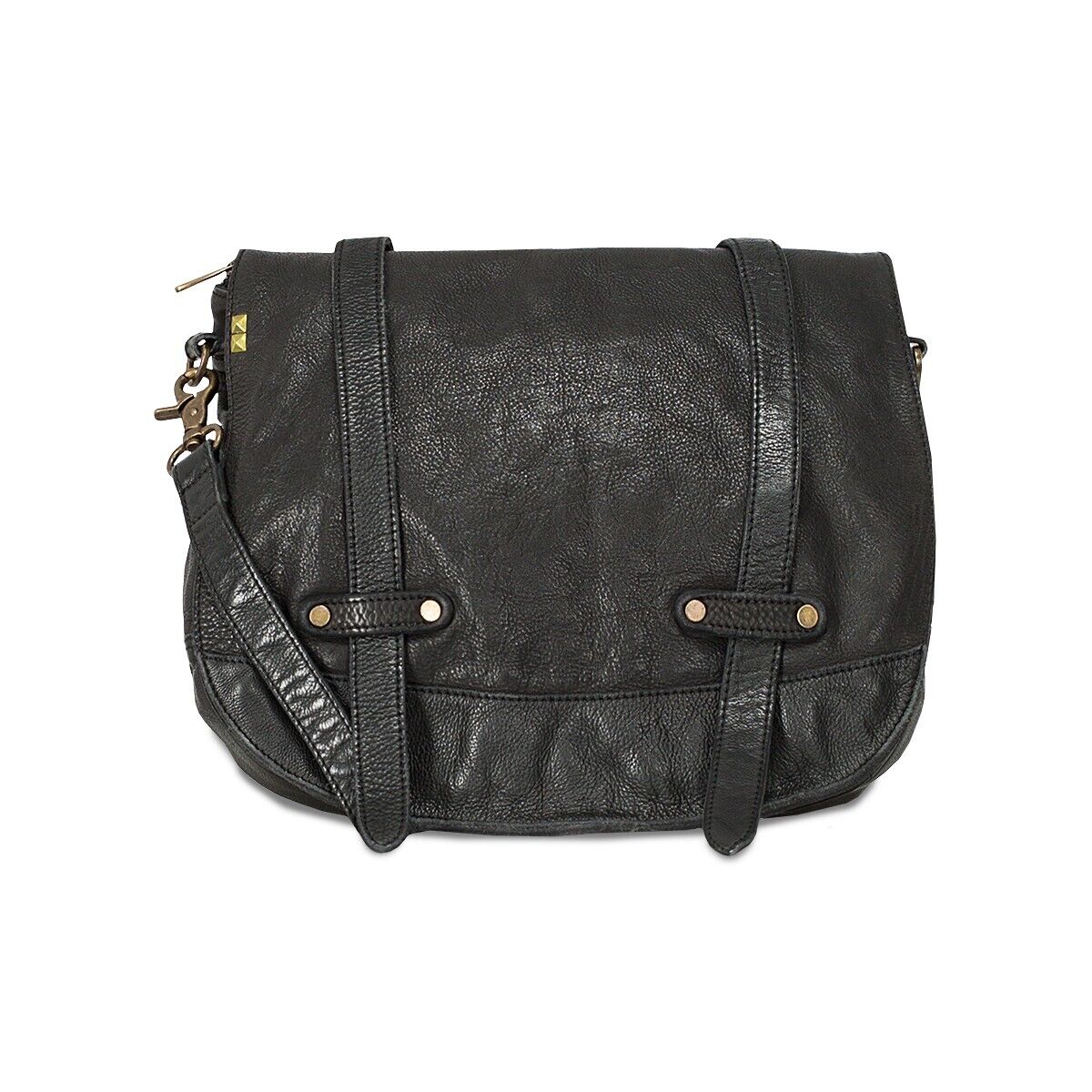 Desiderius Basic Kajetan Black Männerhandtasche, Schwarz, Echtleder, UVP: 149,95