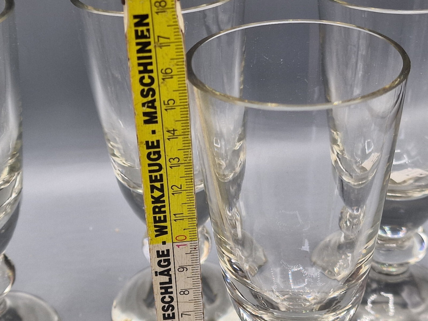 20x Antiquitäten Gläser Weingläser Vintage Kristall Sammlerstücke