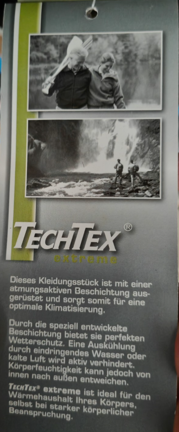 CRANE TechTex Extreme Damen Doppeljacke Gr.44/46 Braun Outdoor Wasserdicht Z