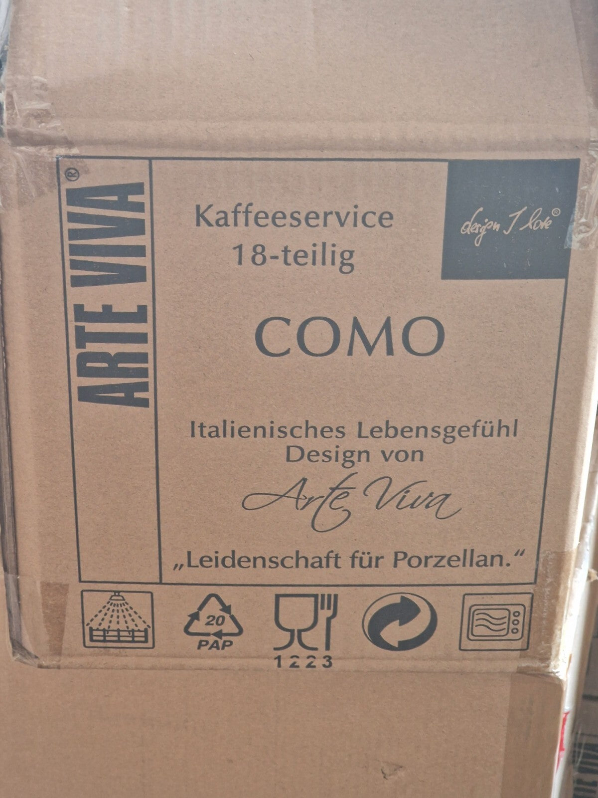 Arte Viva, Kaffeeservice 18-teilig, Blume