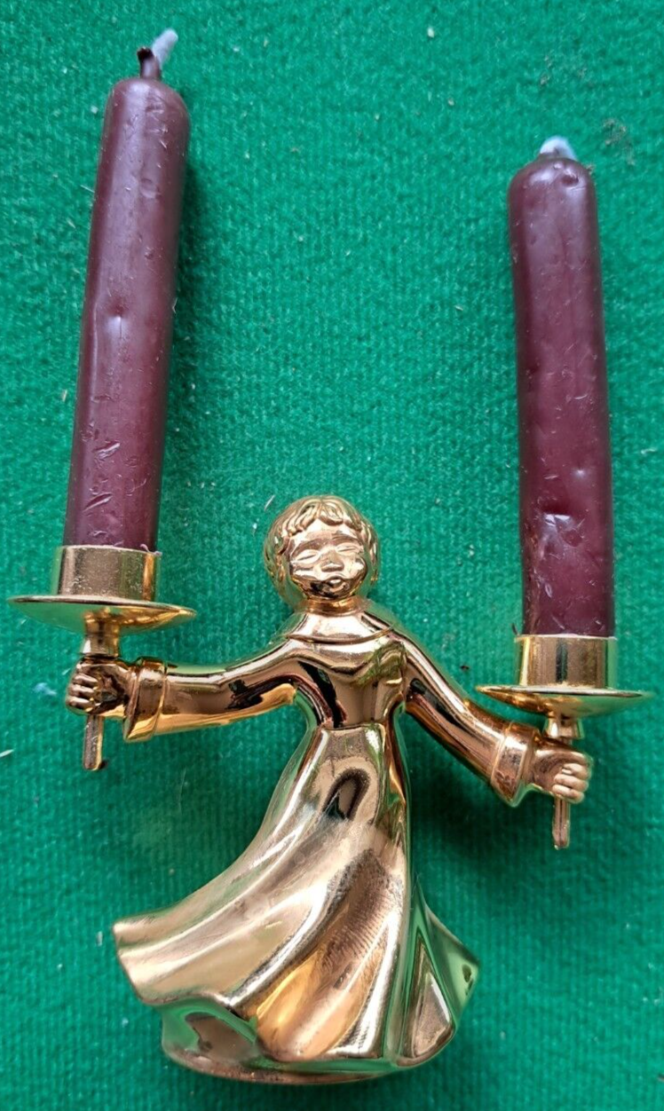 BMF Play Light Engel 24 Karat vergoldet, Kerzenständer