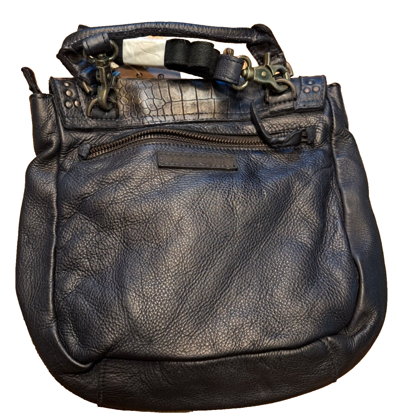 Desiderius Mons Melitta Black Handtasche, UVP: 169,95, Echtleder, Damentasche