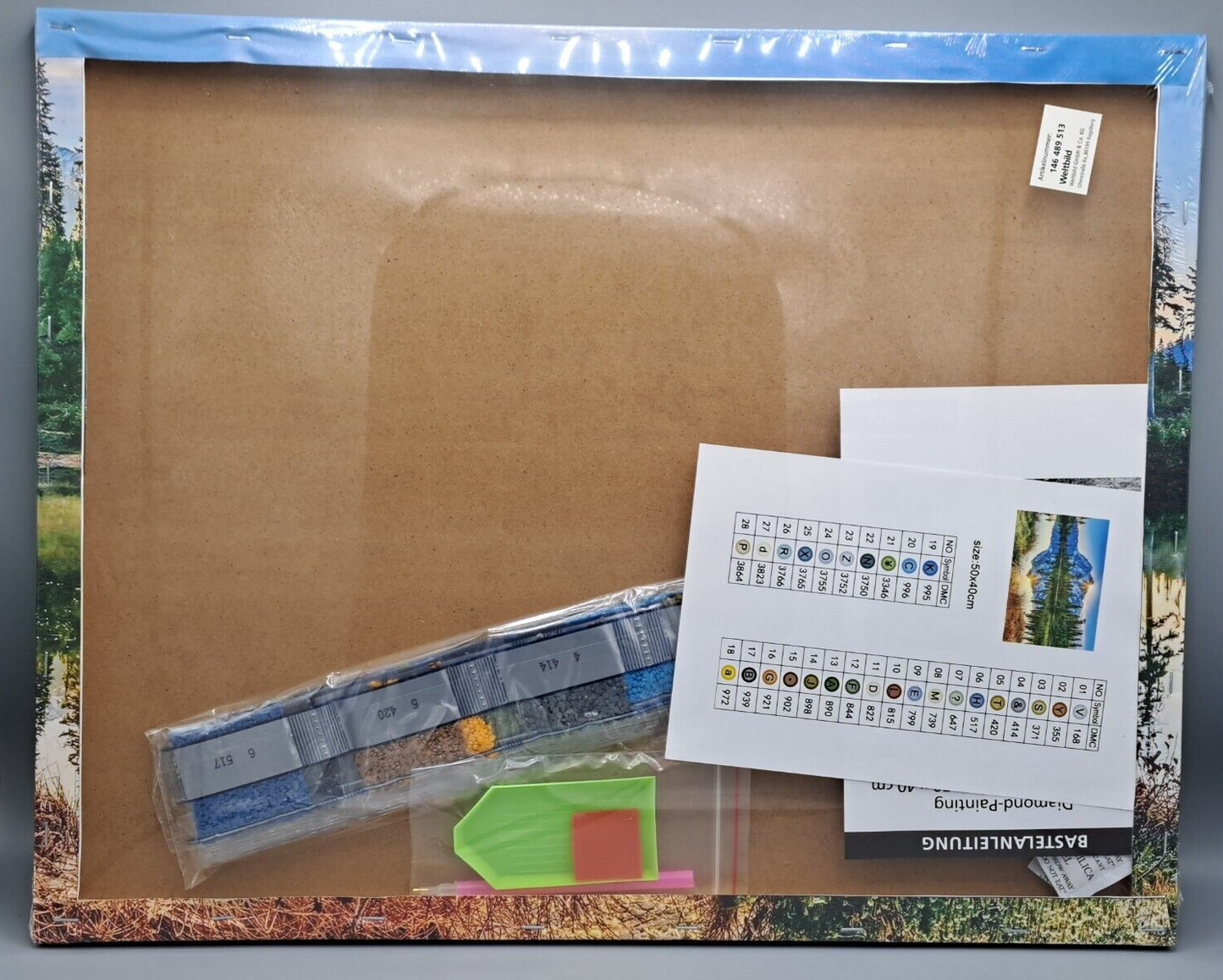 Diamond Painting Schneeberge 50x40cm