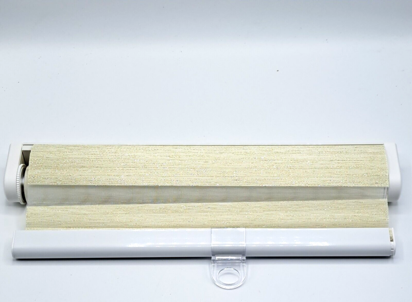 Rollo mit Metallgarn Tag- & Nacht-Kombi schnurlos ohne Bohren inkl. Klemmträger