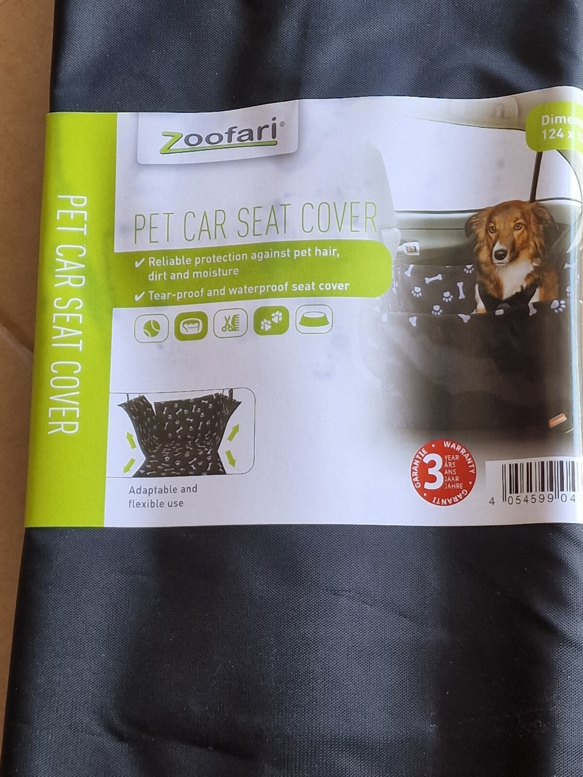 Zoofari Pet Car Seat Cover, Autoschondecke