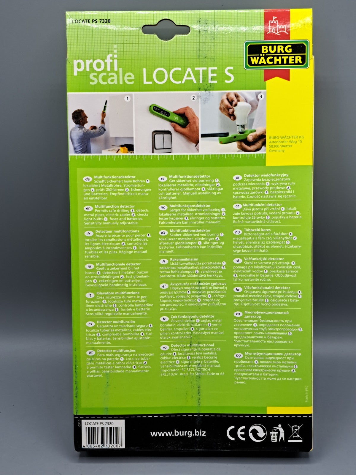 Burg Wächter Multifunktionsdetektor PS 7320