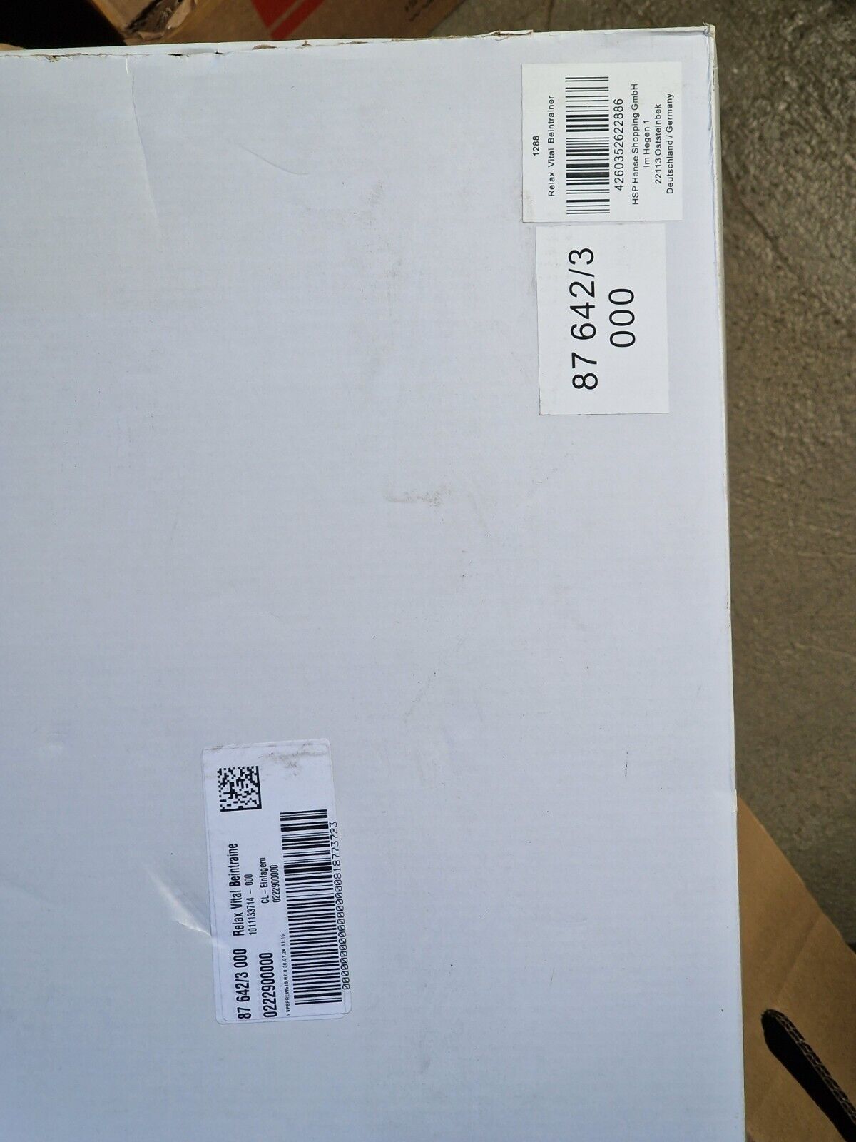 Relaxvital Beintrainer, Motorantrieb