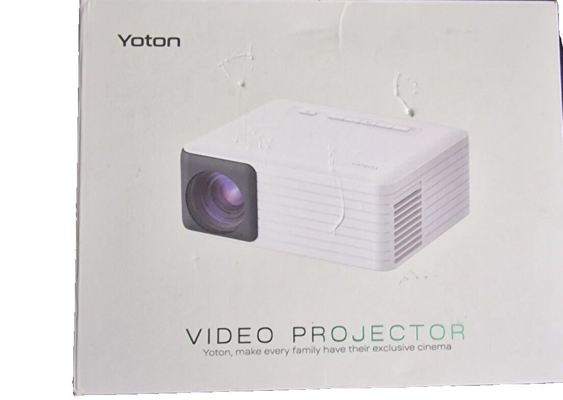 YOTON Mini Beamer, Y3 Beamer Handy Tragbarer, Full HD Video Beamer für Heimkino,